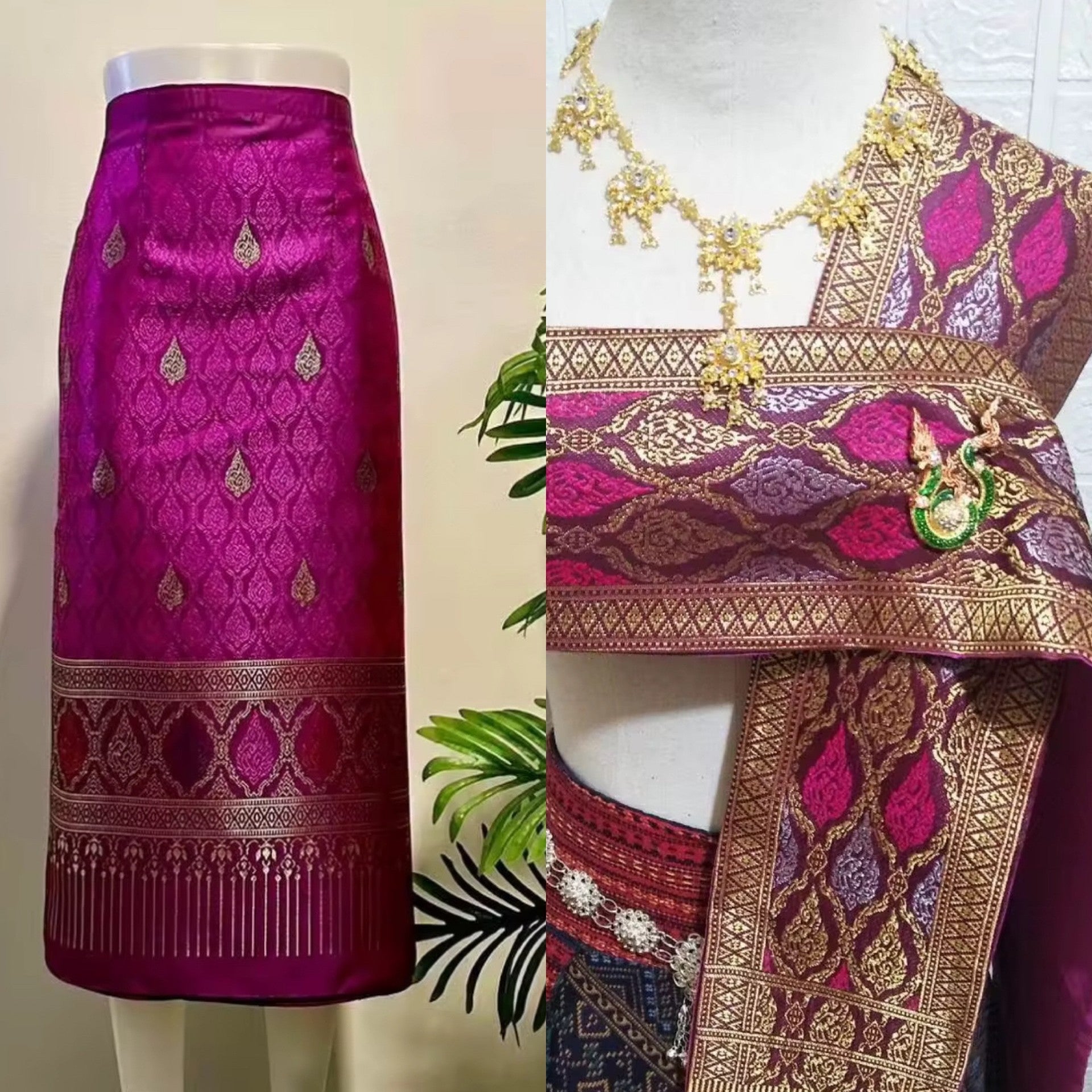 Wrap Skirt Set | BlueBoua