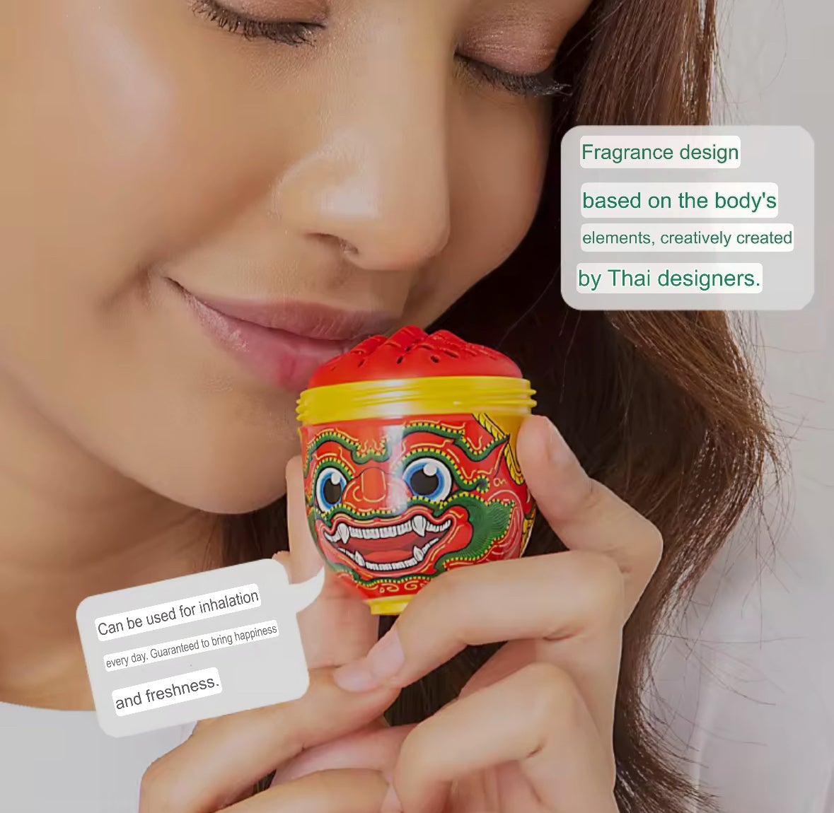 Ramakien Themed Herbal Inhaler (Ya Dom) | BlueBoua