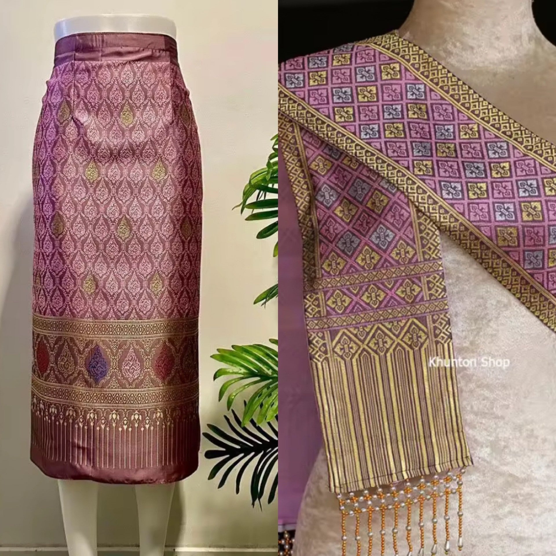 Wrap Skirt Set | BlueBoua